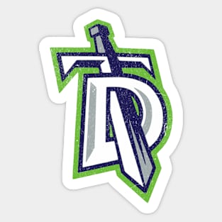 Retro Hockey Danbury Titans Hockey Team Connecticut Sticker